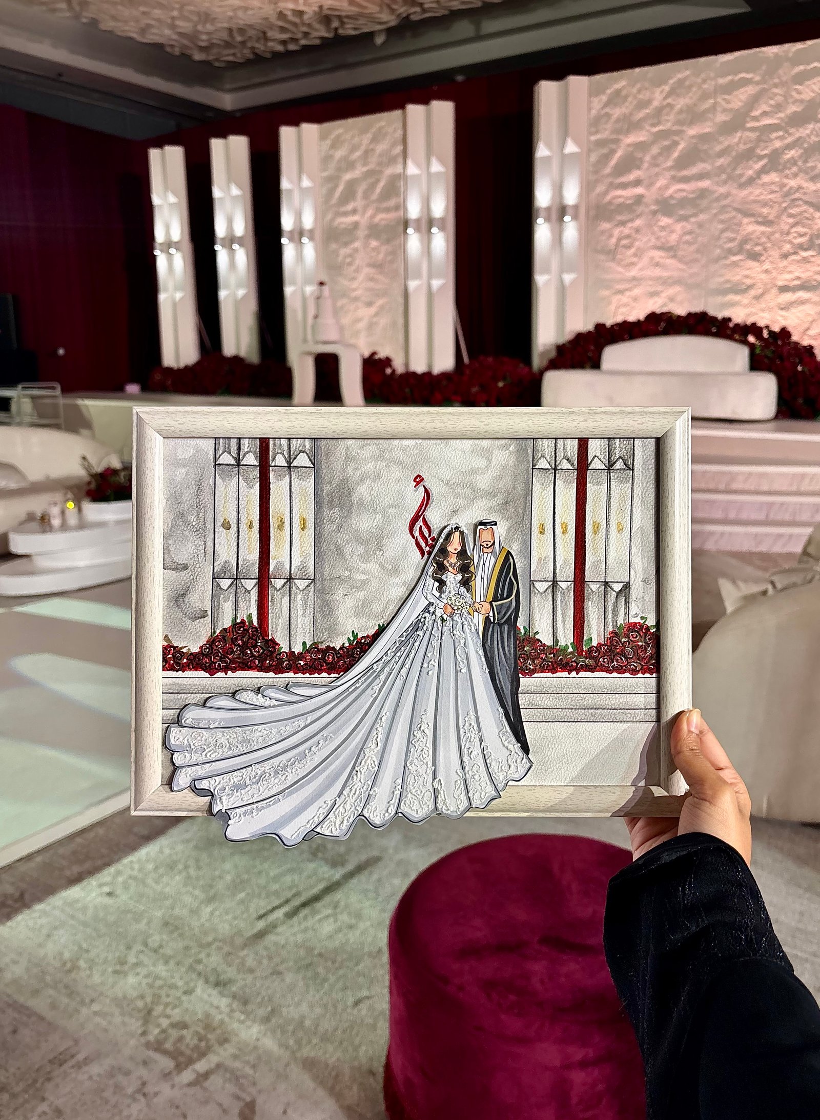 رسم لايف للضيوف